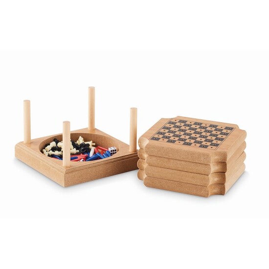 Untersetzer-Set mit Spielen