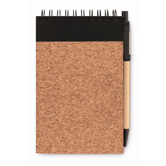 DIN A6 Notizbuch mit Kork