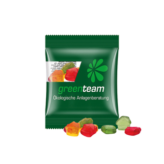 Minitüte,15 g, kompostierbare Folie transparent, Trolli Fruchtgummi Haus