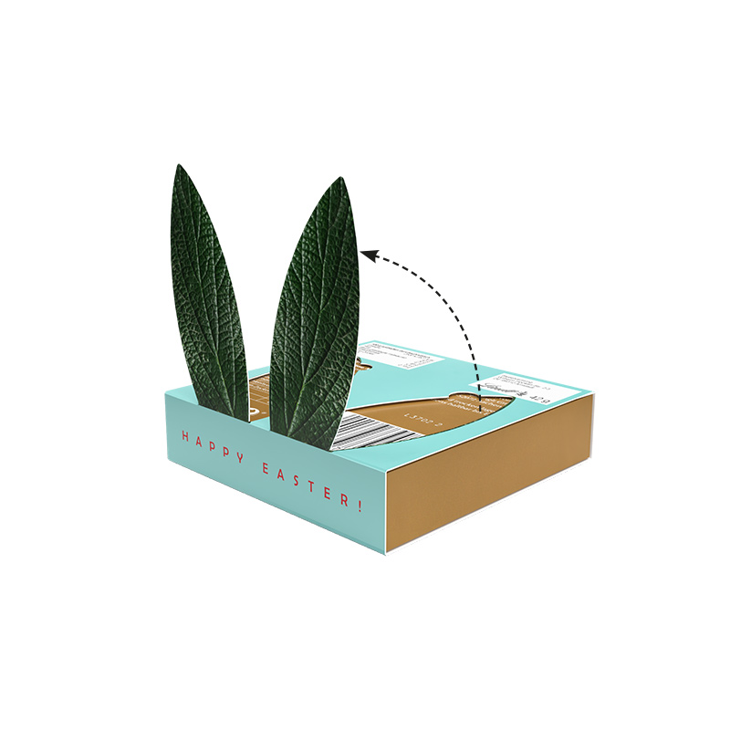 Lindt Präsent im Werbeschuber, Kleine Kostbarkeiten Goldhase