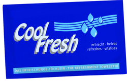 Cool Fresh Erfrischnungstücher - das traditionelle Papiervlies-Erfrischungstuch