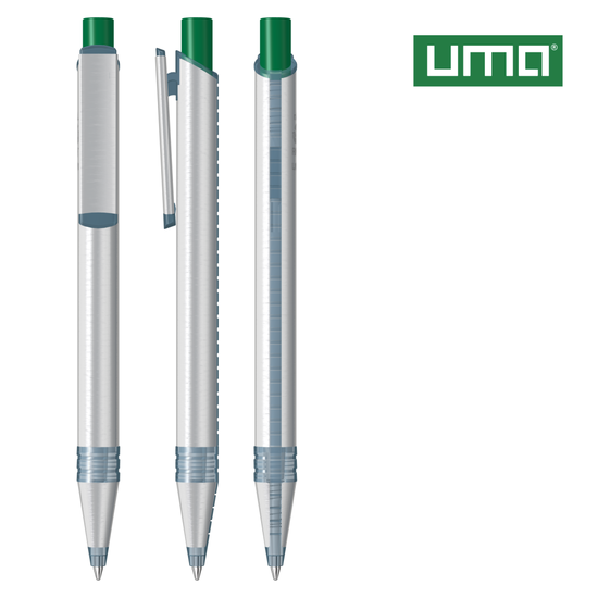 RECYCLED PET PEN ALUMA transparent