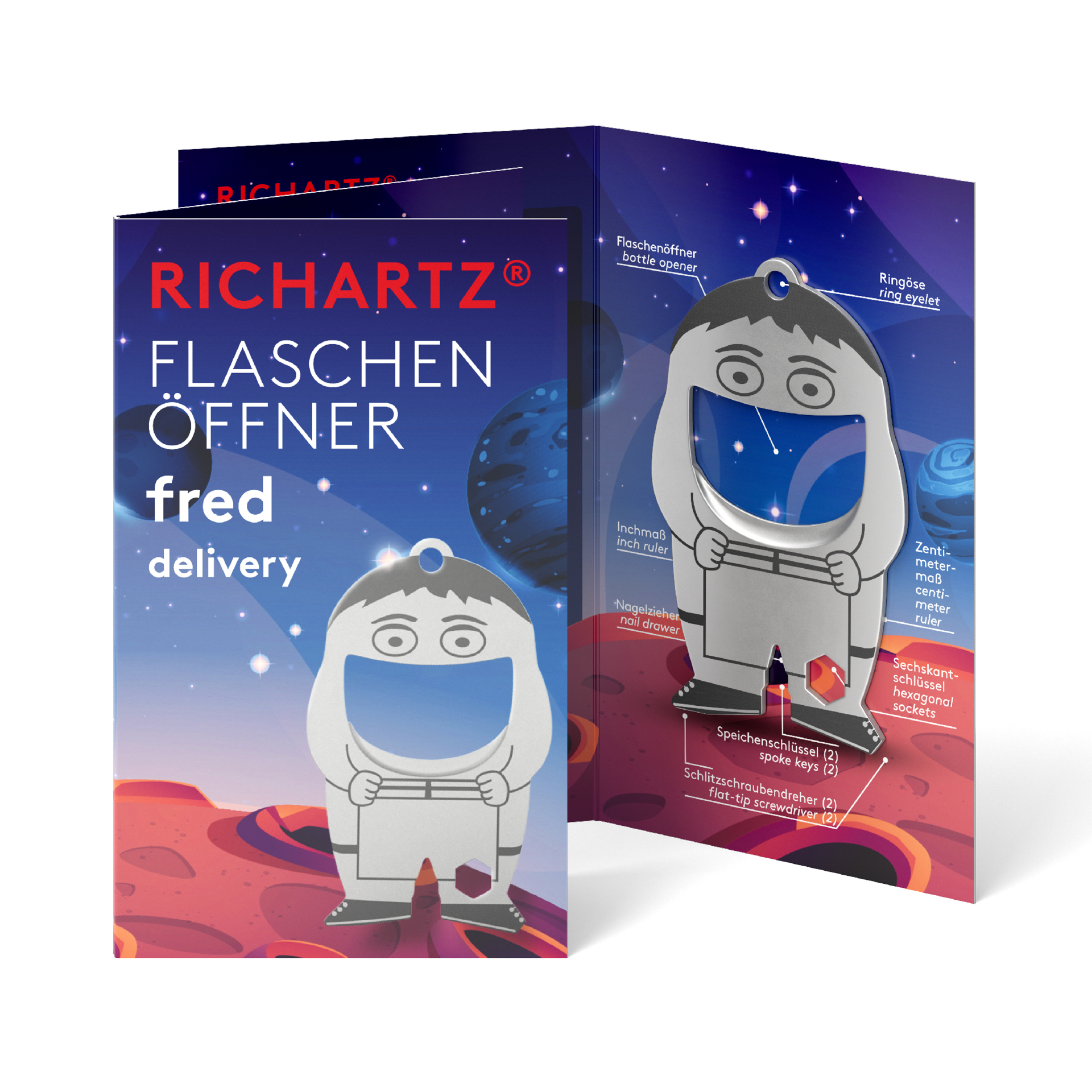 RICHARTZ® FLASCHENÖFFNER fred delivery