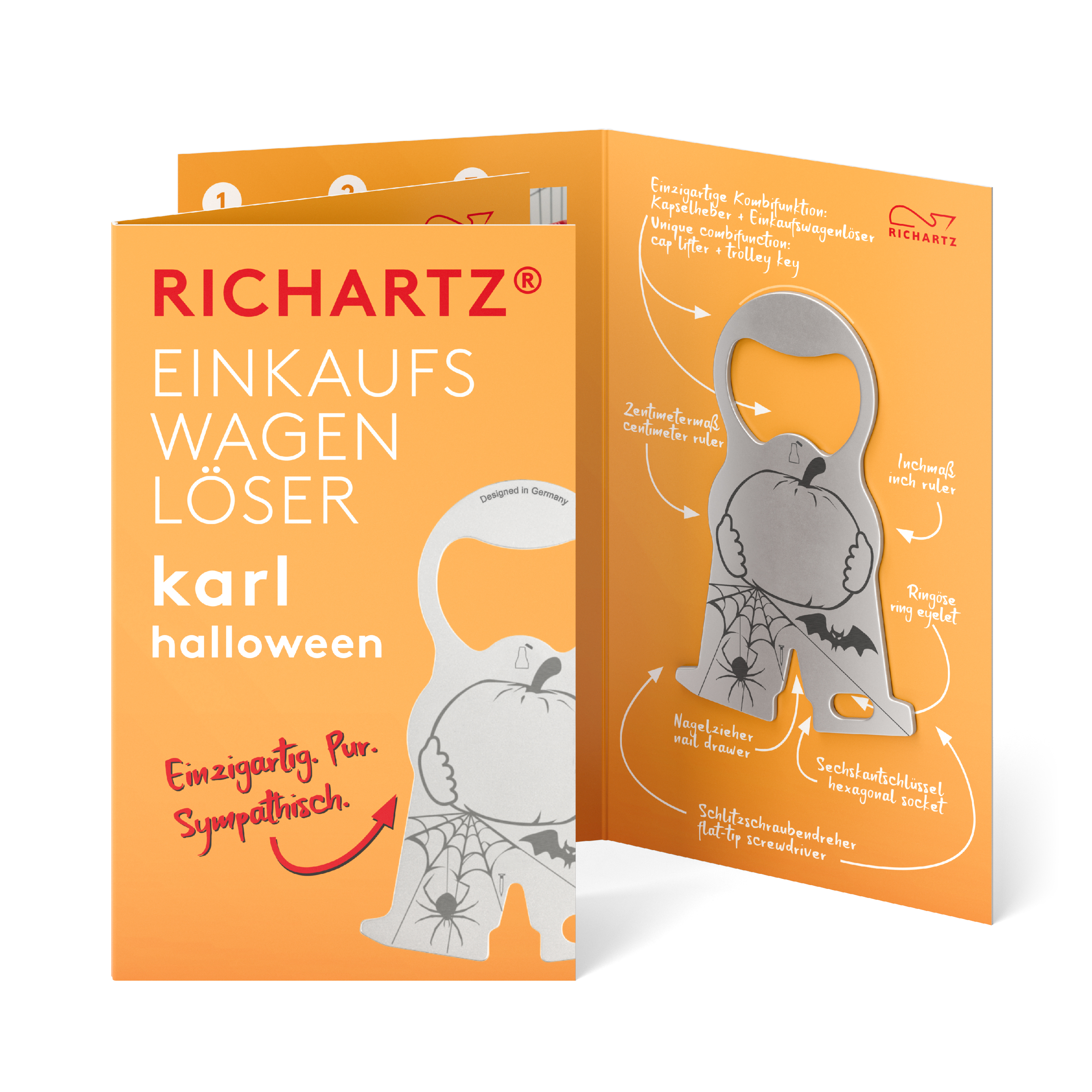 RICHARTZ® EINKAUFSWAGENLÖSER karl halloween