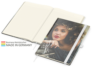Match-Book Creme Bestseller A4 Cover-Star gloss-individuell, weiß