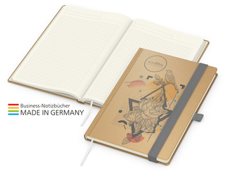 Match-Book Creme Bestseller Natura braun-individuell  A5, silbergrau
