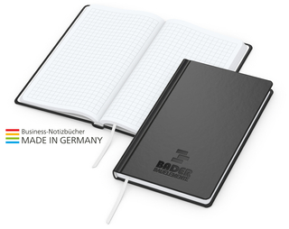 Notizbuch Easy-Book Basic Bestseller Pocket, schwarz, Prägung schwarz-glänzend