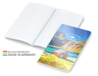 Notizbuch Copy-Book White bestseller Pocket, matt-individuell