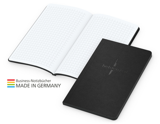 Notizbuch Tablet-Book Slim bestseller Pocket, schwarz