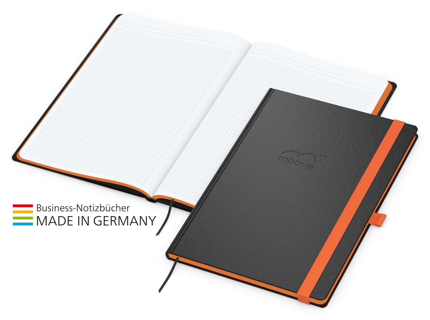 Notizbuch Color-Book Bestseller A4, orange