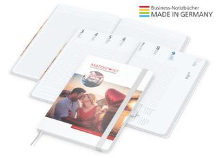 Match-Hybrid White Bestseller A4, Cover-Star matt-individuell, weiß