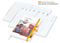 Match-Hybrid White Bestseller A4, Cover-Star gloss-individuell, gelb
