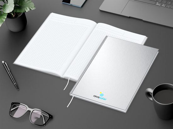 Notizbuch Memo-Book A4 Bestseller inkl. Siebdruck-Digital