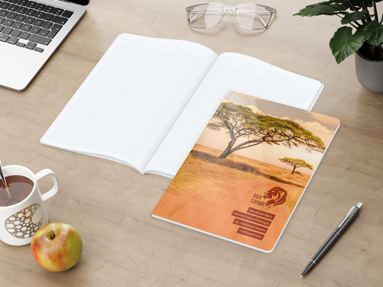Notizbuch Copy-Book White Bestseller, A4, gloss-individuell