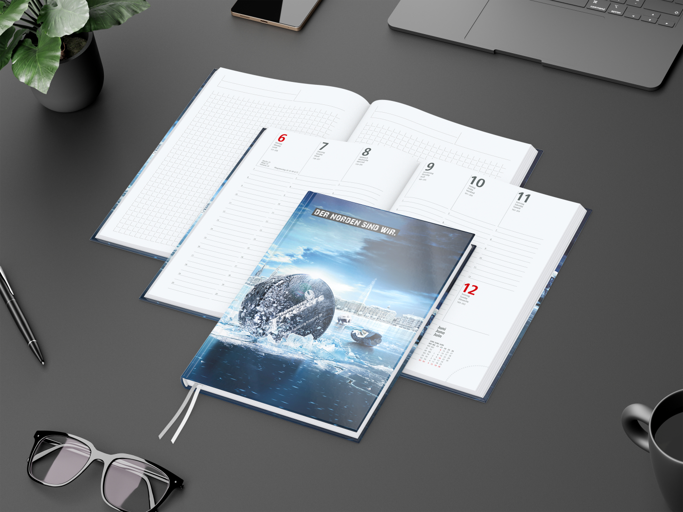 Wochenplaner Note-Hybrid Bestseller, A5, gloss-individuell