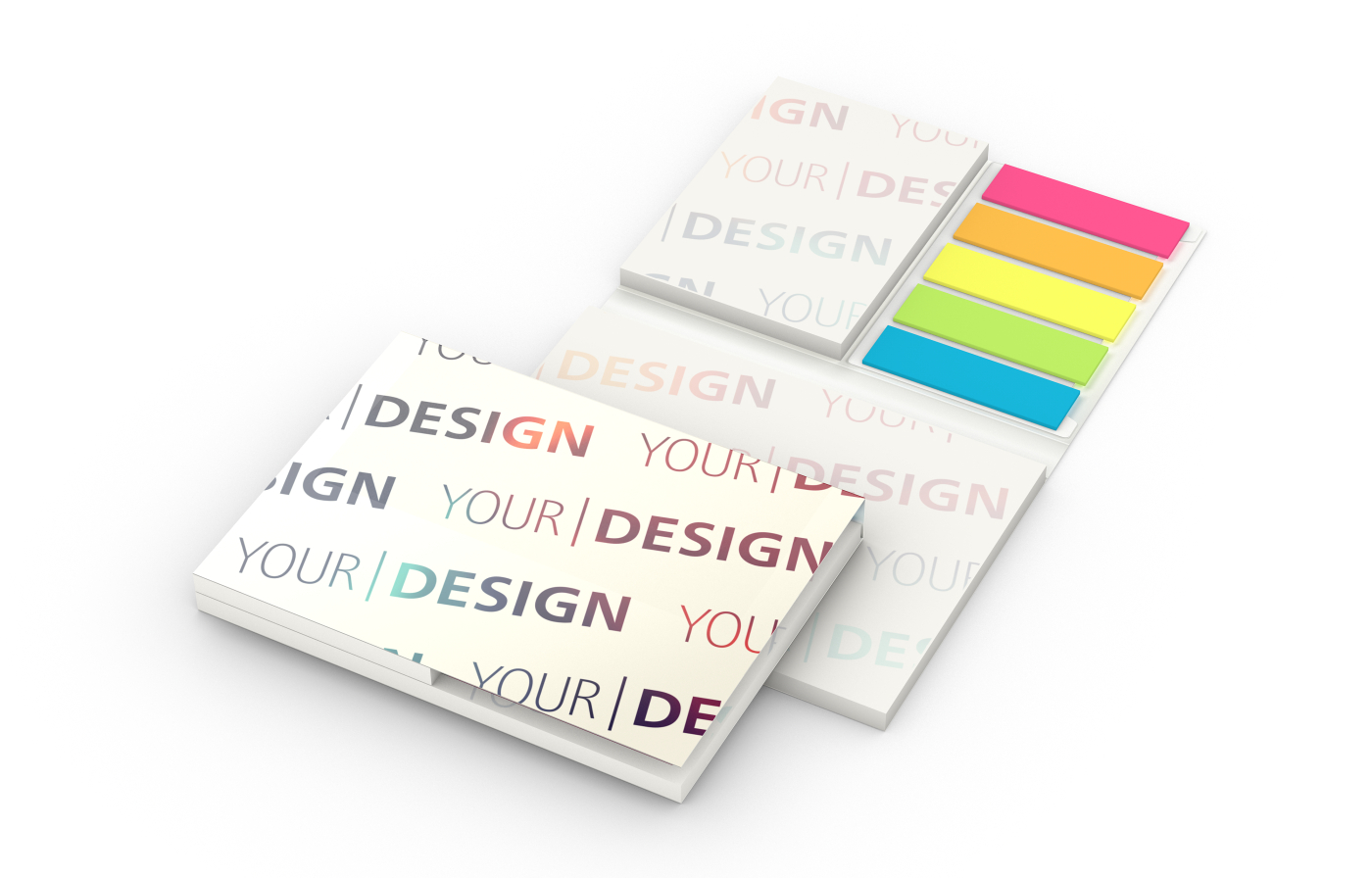 Haftnotiz-Set Brüssel Softcover Individuell Recycling