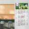 4-Monatskalender Budget 4 Recycling, blau (Einblatt)
