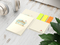 Haftnotiz-Set Berlin Softcover, 3 × 40 Brillantmarker, gloss-individuell