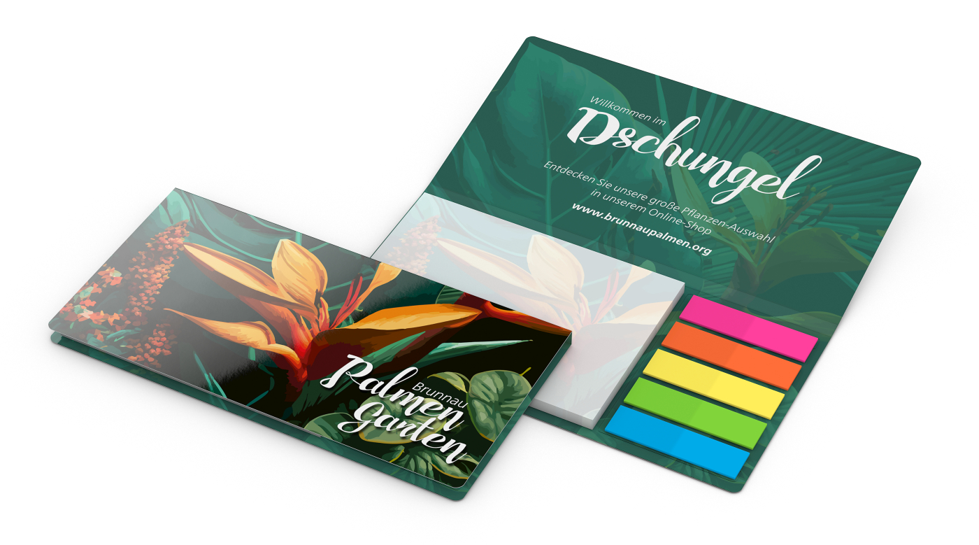 Haftnotiz-Set Kopenhagen Softcover Individuell, Umschlag 4/4-farbig