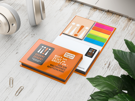 Haftnotiz-Set Prag Bookcover Individuell, gloss-individuell