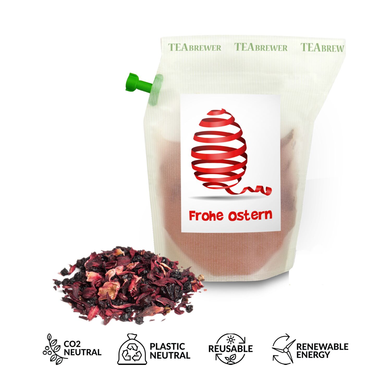 Geschenkartikel / Präsentartikel: Oster-Tee, Tasty Berry - Osterei 2K1622c