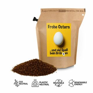Geschenkartikel / Präsentartikel: Oster-Kaffee - Brüh(t)en 2K1624a