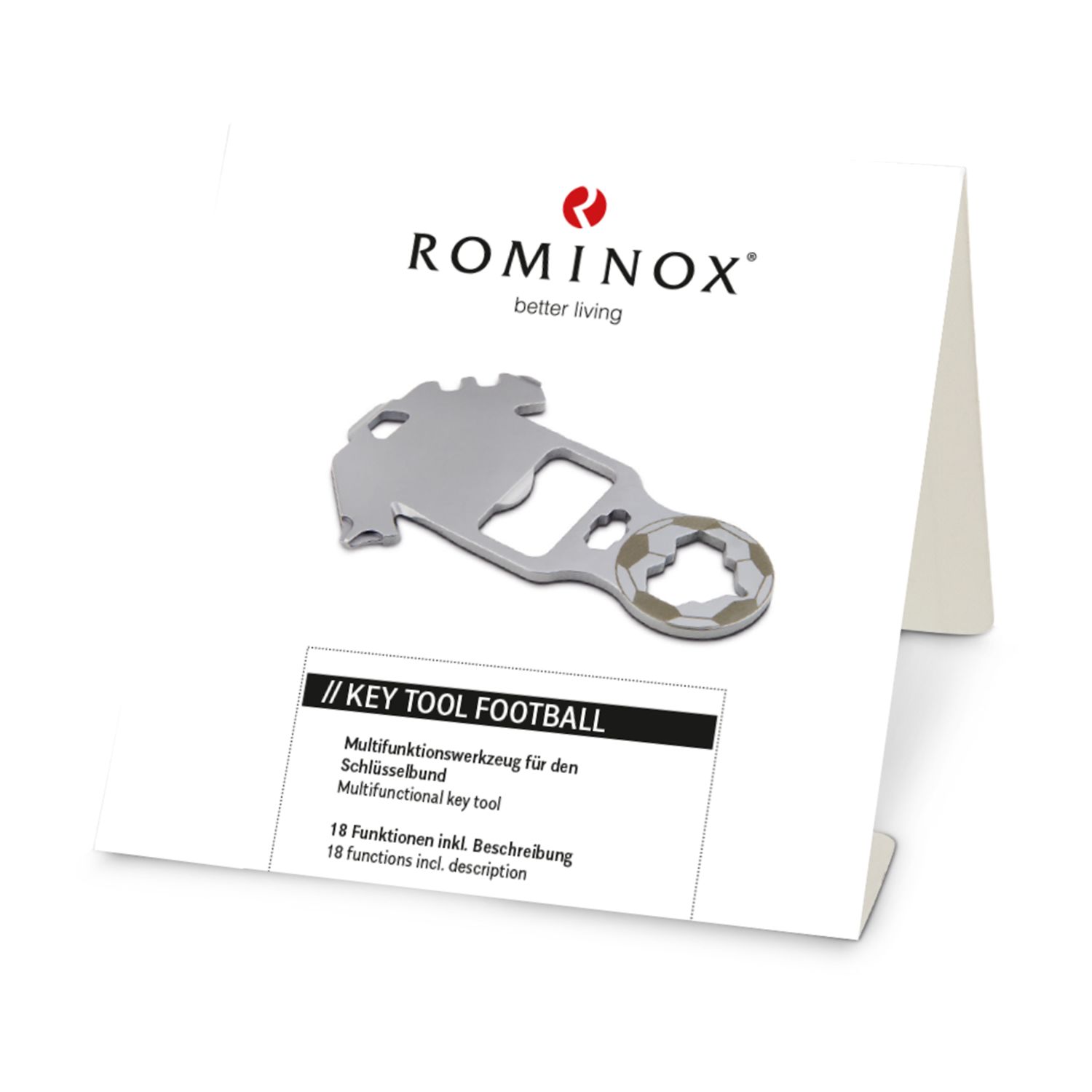 ROMINOX® Key Tool Football (18 Funktionen) Werkzeug 2K2101h
