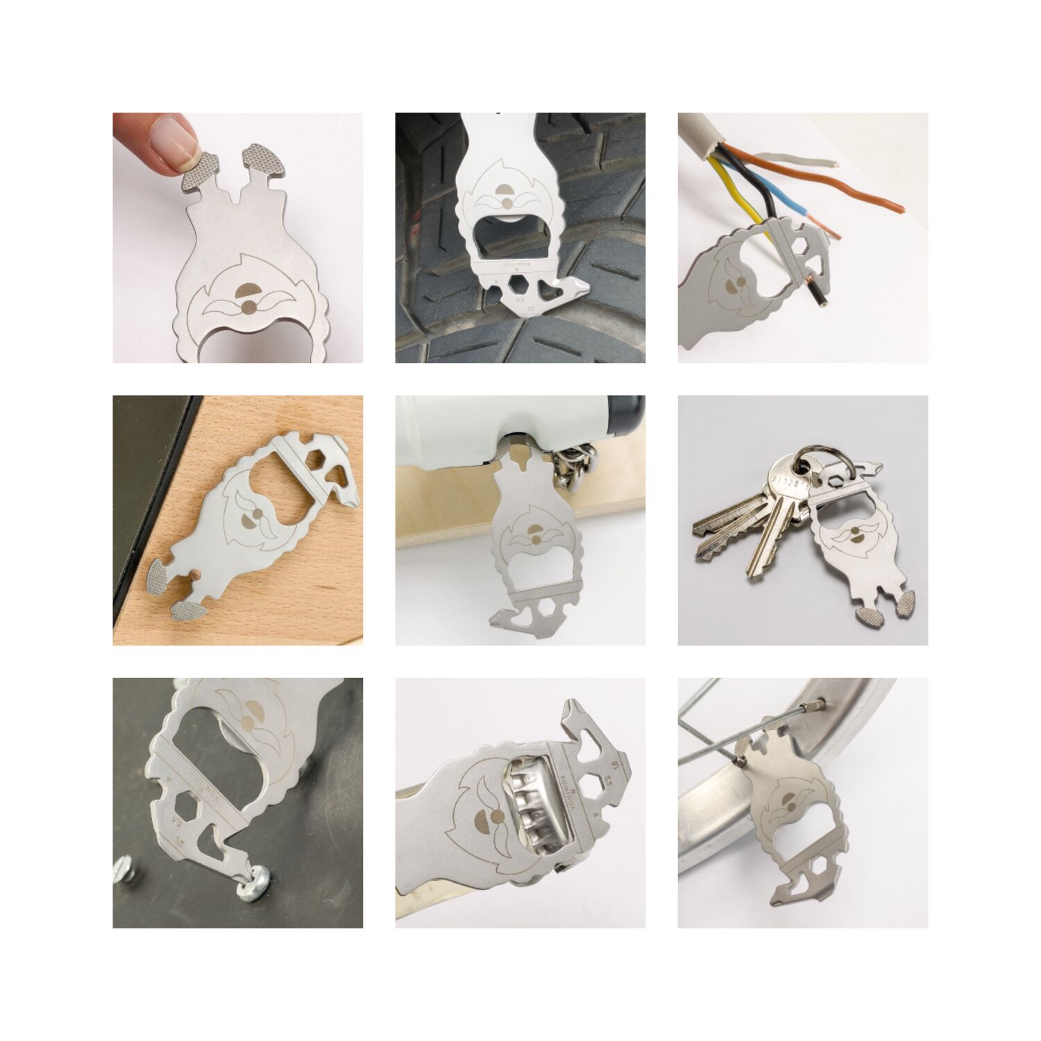 ROMINOX® Key Tool Santa (15 Funktionen) Merry Christmas 2K2102n