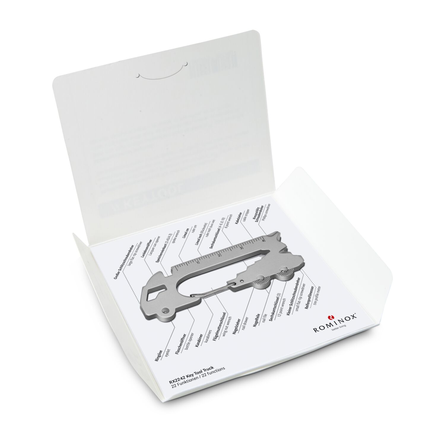 ROMINOX® Key Tool Truck (22 Funktionen) Danke 2K2103a