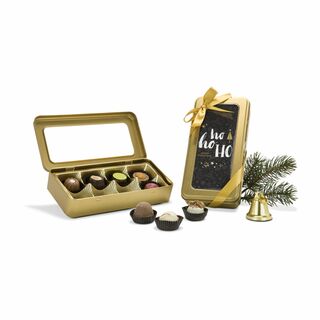 Geschenkartikel / Präsentartikel: Golddose Frohe Weihnachten 2K2117a