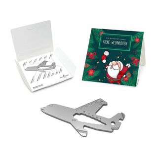 ROMINOX® Key Tool Airplane (18 Funktionen) Frohe Weihnachten 2K2201g