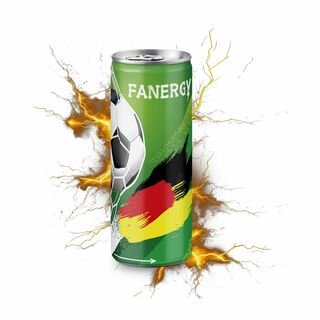 Promo Energy - Energy drink zur Fußball Europameisterschaft 2024 - FB-Etikett Soft-Touch, 250 ml 2P012HSf