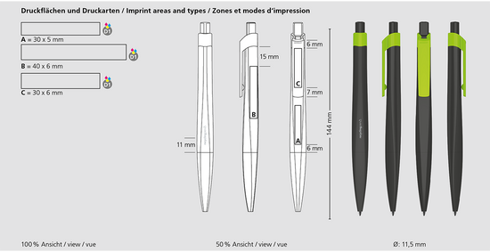 Klio-Eterna - Shape recycling - Druckkugelschreiber