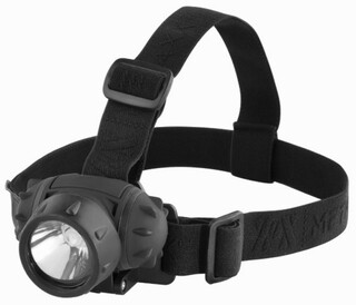 Metmaxx® LED MegaBeam Kopflampe "HeadLightSecurityEvo"