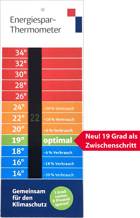 Energiespar-Thermometer Eco