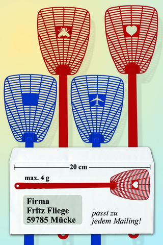 Fliegenklatsche mini HAPPY MAILING