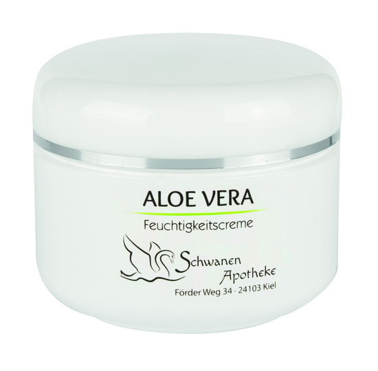 50 ml Tiegel in weiß mit Aloe Vera Aufbaucreme