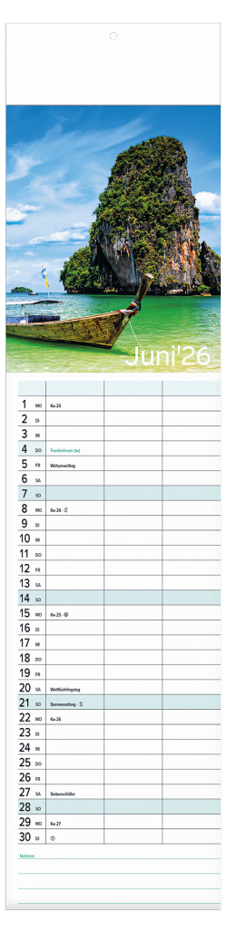 Bildstreifenkalender "Auszeit"