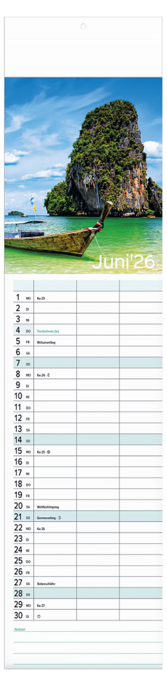 Bildstreifenkalender "Auszeit"