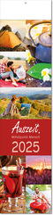 Kalender "Auszeit" im Format 13 x 53,5 cm, mit Fälzel