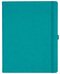 Notizbuch Style Large im Format 19x25cm, Inhalt blanco, Einband Slinky in der Farbe Turquoise