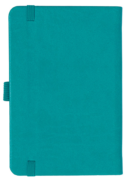 Notizbuch Style Small im Format 9x14cm, Inhalt blanco, Einband Slinky in der Farbe Turquoise