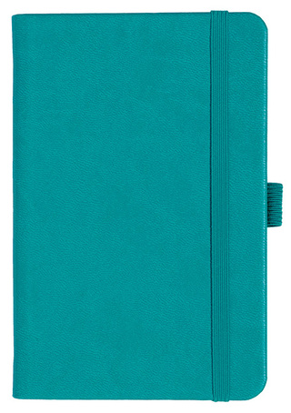 Notizbuch Style Small im Format 9x14cm, Inhalt blanco, Einband Slinky in der Farbe Turquoise