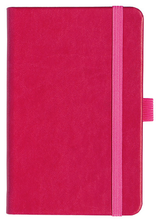 Notizbuch Style Small im Format 9x14cm, Inhalt kariert, Einband Slinky in der Farbe Pink