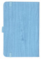 Notizbuch Style Small im Format 9x14cm, Inhalt liniert, Einband Woody in der Farbe Sky