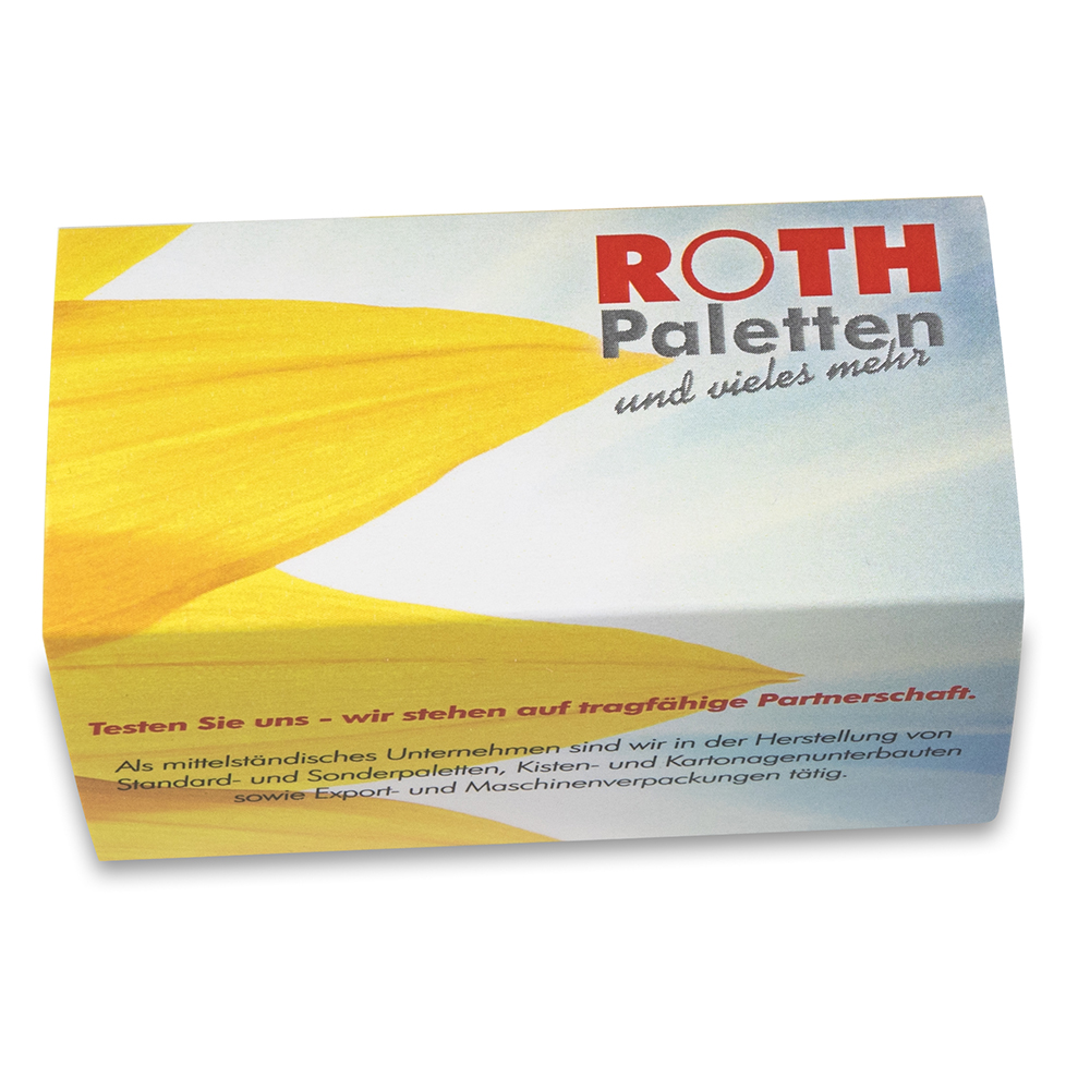 Pflanz-Holz 2er Set mit Samen - Gewürzpaprika, 1 Seite gelasert