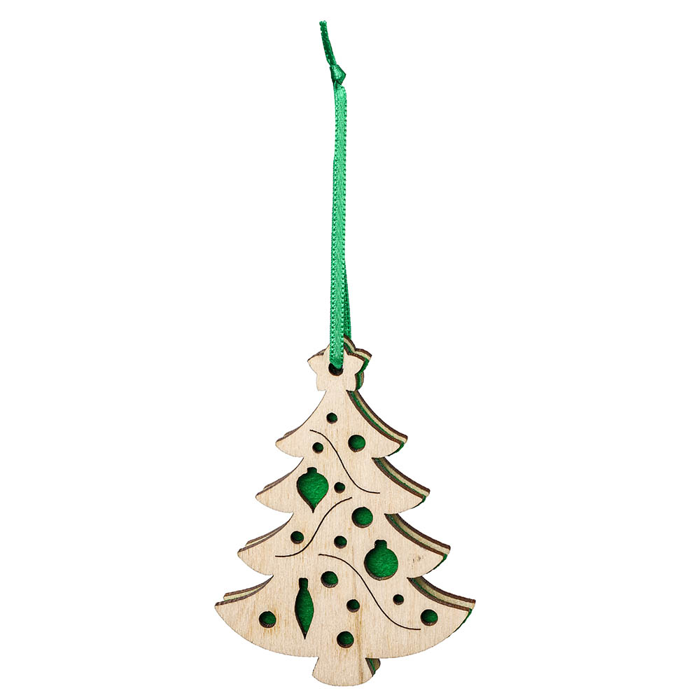 Holz-Filz Anhänger - Tannenbaum in Box