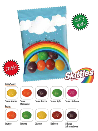 Skittles Werbetüte,   9 g Skittles "Fruits"