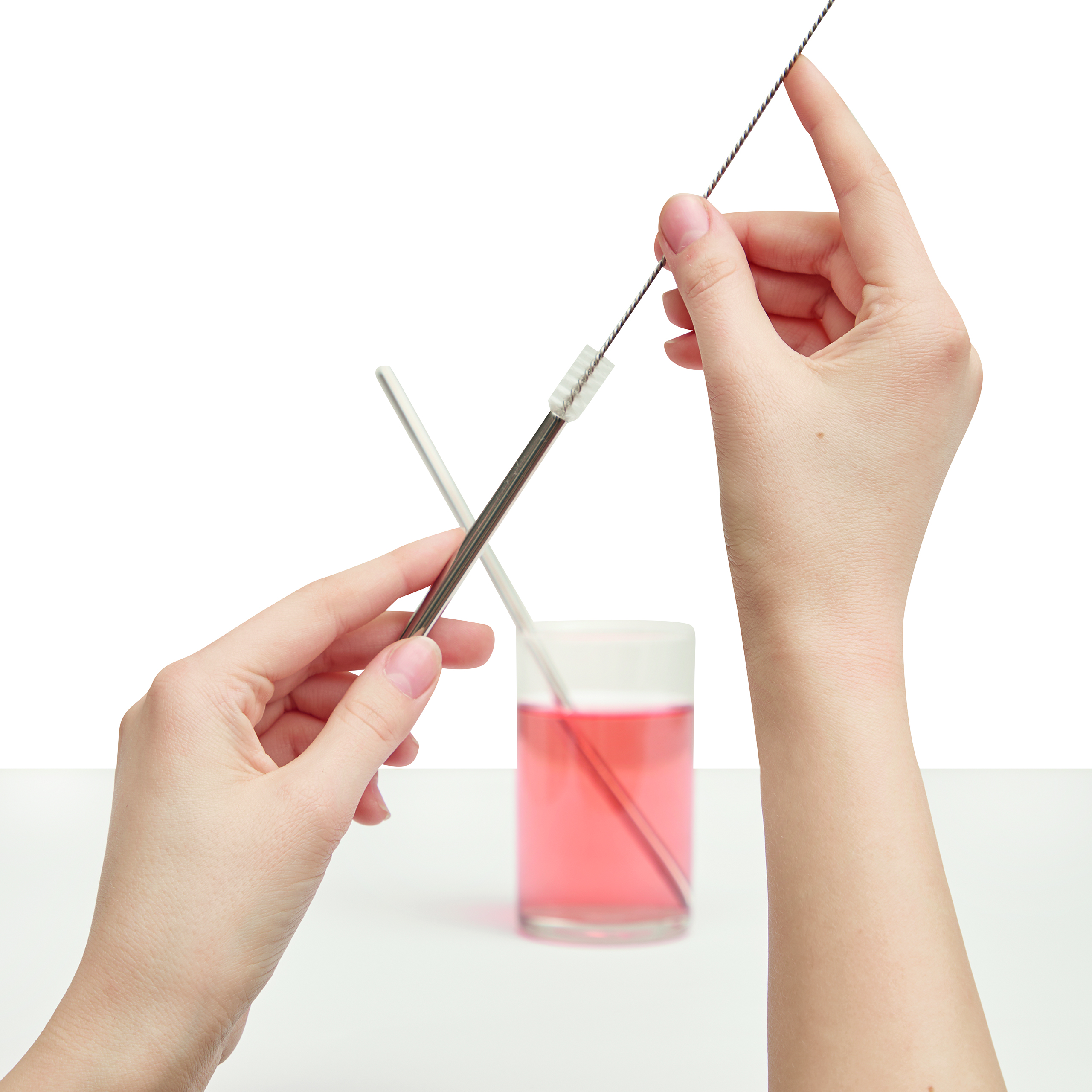 Edelstahl-Strohhalm-Set DRINK FRIENDLY