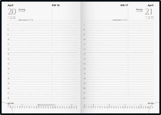 Buchkalender Modell 793, schwarz